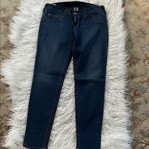 True Religion Dark Blue Skinny Jeans